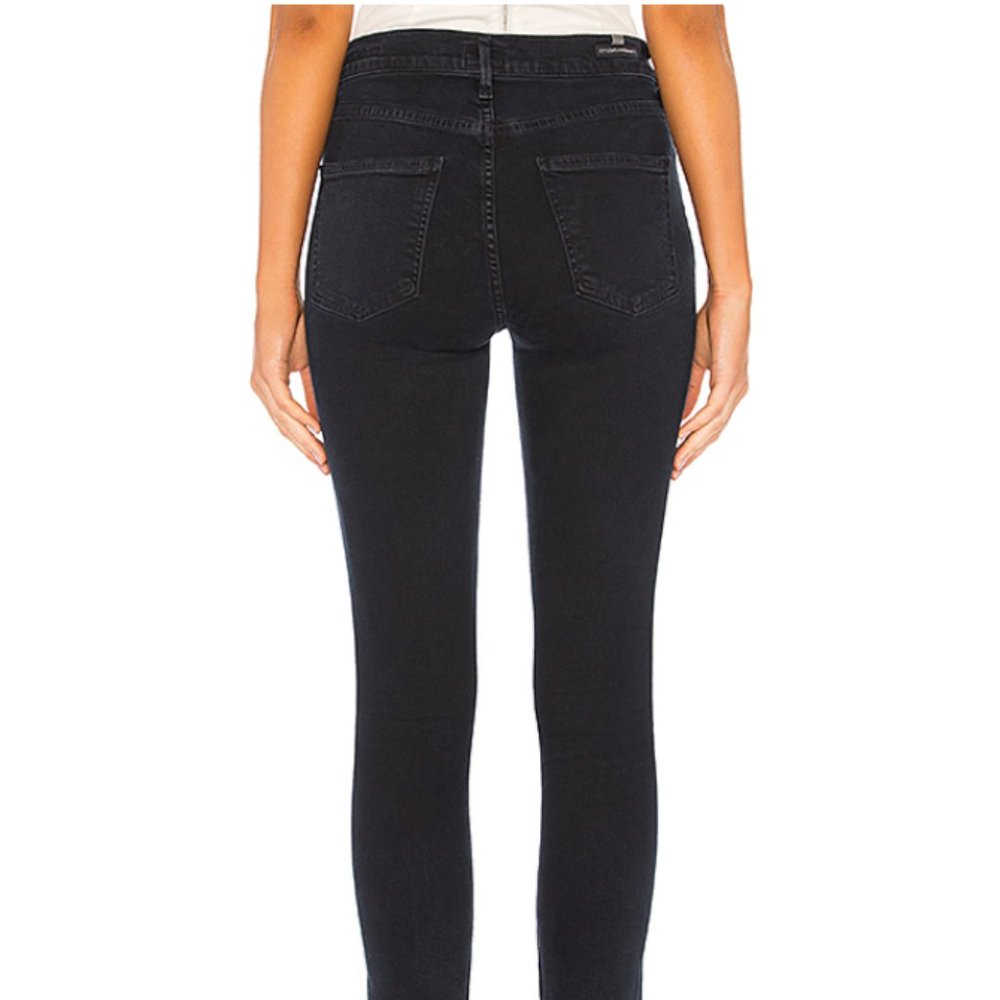 Citizens of Humanity High Crop Skinny in Black - Picture 3 of 5